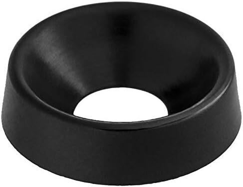 10WFINN/BLK #10 FINISHING WASHER BLACK NYLON