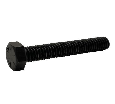 1/4-20 X 1 HEX TAP BOLT BLK OX &amp; WAX