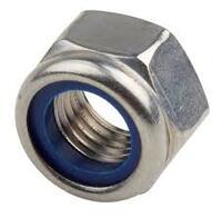 M5-0.8 NYLON INSERT L/NUT 18-8 SS