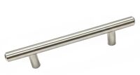 BAR PULL 6"OL X 96MM CC X 12MM DIA. SATIN NICKEL