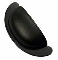 SHELL PULL 104MM OAL 64MM ANTIQUE ENGLISH BLACK (BRIGHT) 8-32 TAPPED