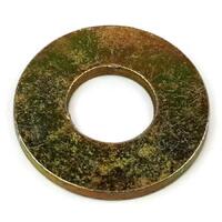 1/4 USS FLAT WASHER GR8 ZN-YELLOW